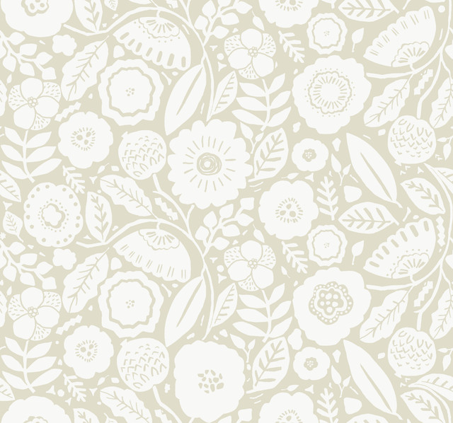 Lemieux et Cie Camille Blossom Linen Wallpaper Lemieux et Cie Signature Covers about 60.8 square feet Unpasted 25.25-in repeat, straight match 27-in by 27-ft long roll - My Fabric Connection - Lemieux et Cie Camille Blossom Linen Wallpaper Lemieux et Cie Signature Covers about 60.8 square feet Unpasted 25.25-in repeat, straight match 27-in by 27-ft long roll - My Fabric Connection -