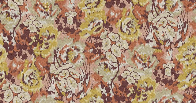 Missoni Flower Pot Brown Wallpaper Missoni 4 Covers about 108.1 square feet Unpasted 20.8-in repeat, straight match 39.3-in by 33-ft long roll - My Fabric Connection - Missoni Flower Pot Brown Wallpaper Missoni 4 Covers about 108.1 square feet Unpasted 20.8-in repeat, straight match 39.3-in by 33-ft long roll - My Fabric Connection -