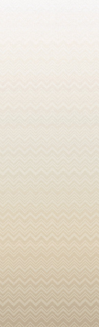 Missoni Iconic Shades Cream Wallpaper Missoni 4 Covers about 70.7 square feet Unpasted 129.9-in repeat, straight match 39.3-in by 21.6-ft long roll - My Fabric Connection -