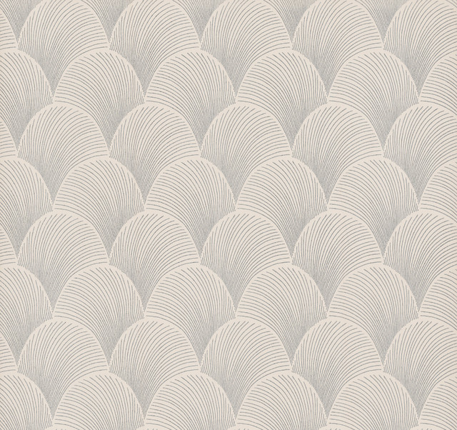 Candice Olson Metallic Cream Scallop Wallpaper Natural Discovery Covers about 60.8 square feet Unpasted 6.3-in repeat, straight match 27-in by 27-ft long roll - My Fabric Connection - Candice Olson Metallic Cream Scallop Wallpaper Natural Discovery Covers about 60.8 square feet Unpasted 6.3-in repeat, straight match 27-in by 27-ft long roll - My Fabric Connection -