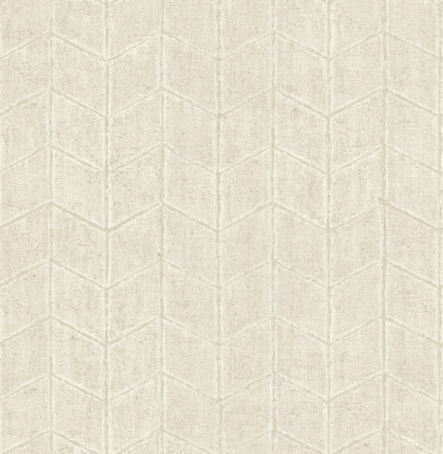 York Wallcoverings Flatiron Geometric Oyster Wallpaper New Origins Covers about 56.4 square feet Unpasted 20.5-in repeat, straight match 20.5-in by 33-ft long roll - My Fabric Connection - York Wallcoverings Flatiron Geometric Oyster Wallpaper New Origins Covers about 56.4 square feet Unpasted 20.5-in repeat, straight match 20.5-in by 33-ft long roll - My Fabric Connection -