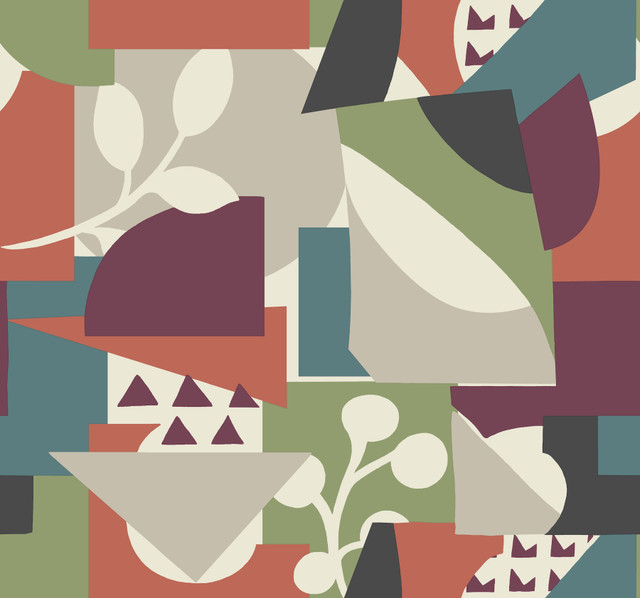 York Wallcoverings Cut Outs Forest Wallpaper New Origins Covers about 60.8 square feet Unpasted 25.25-in repeat, straight match 27-in by 27-ft long roll - My Fabric Connection - York Wallcoverings Cut Outs Forest Wallpaper New Origins Covers about 60.8 square feet Unpasted 25.25-in repeat, straight match 27-in by 27-ft long roll - My Fabric Connection -