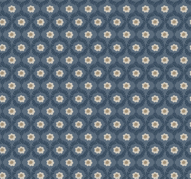 Rifle Paper Co. Emma Navy Wallpaper Rifle Paper Co. 3rd Edition Covers about 60.8 square feet Unpasted 25.25-in repeat, straight match 27-in by 27-ft long roll - My Fabric Connection - Rifle Paper Co. Emma Navy Wallpaper Rifle Paper Co. 3rd Edition Covers about 60.8 square feet Unpasted 25.25-in repeat, straight match 27-in by 27-ft long roll - My Fabric Connection -