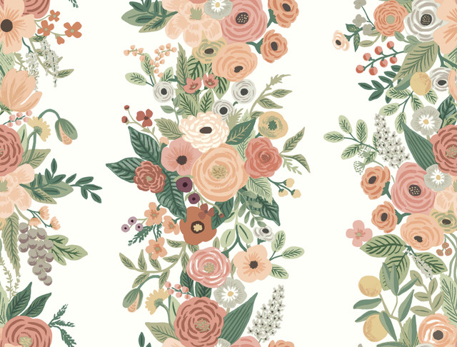 Rifle Paper Co. Garden Party Trellis White & Light Pink Wallpaper Rifle Paper Co. Second Edition Covers about 60.8 square feet Unpasted 20.5-in repeat, straight match 27-in by 27-ft long roll - My Fabric Connection - Rifle Paper Co. Garden Party Trellis White & Light Pink Wallpaper Rifle Paper Co. Second Edition Covers about 60.8 square feet Unpasted 20.5-in repeat, straight match 27-in by 27-ft long roll - My Fabric Connection -