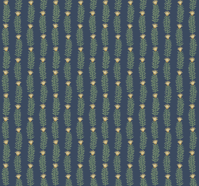 Rifle Paper Co. Eden Blue & Green Wallpaper Rifle Paper Co. Second Edition Covers about 60.8 square feet Unpasted 25.25-in repeat, straight match 27-in by 27-ft long roll - My Fabric Connection - Rifle Paper Co. Eden Blue & Green Wallpaper Rifle Paper Co. Second Edition Covers about 60.8 square feet Unpasted 25.25-in repeat, straight match 27-in by 27-ft long roll - My Fabric Connection -