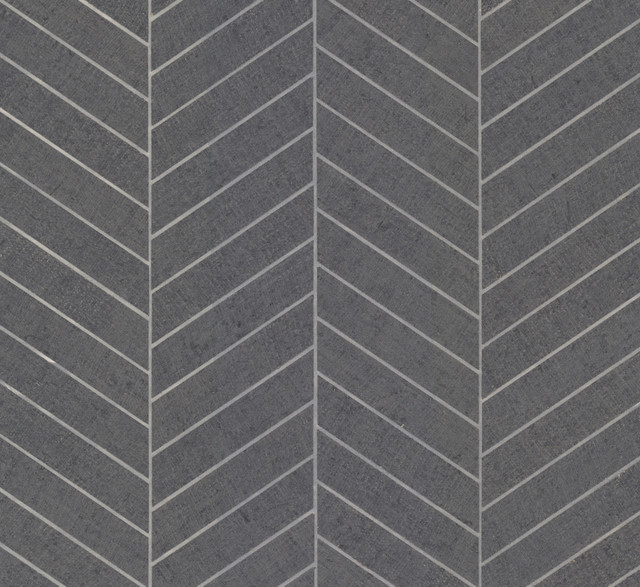Ronald Redding Atelier Herringbone Dark Grey Wallpaper Traveler Covers about 72 square feet Unpasted No repeat, random match 36-in by 24-ft long roll - My Fabric Connection -