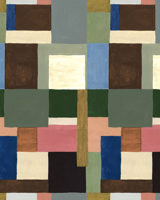 READ THE ROOM Wallpaper (WP20800) by Mind The Gap Designer Wallpaper | WP20800 | MINNIE KEMP X MINDTHEGAP | 3 rolls x 20.5 x 118.1 in | 0.52m / 20.5in | 3m / 118in | 4.68mp | 300cm / 118in | Blue, Brown, Green, Pink | Non-woven | Paste the wall | 3-rolls in a box | Fabric Carolina | https://www.fabriccarolina.com/