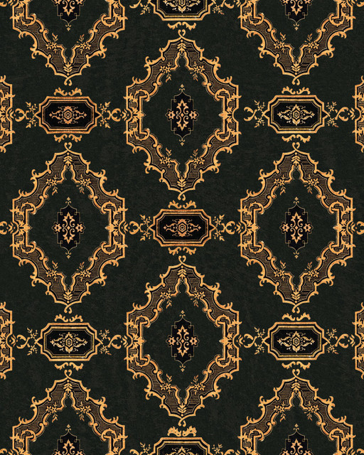 THE BAR TAPESTRY Dark Wallpaper (WP30179) by Mind The Gap Designer Wallpaper | WP30179 | ORIENT EXPRESS | 1 roll x 20.5 x 393.7 in | 0.52m / 20.5in | 10m / 393.7in | 5.20mp | 52cm / 20.5in | Anthracite, Gold | Non-woven | Paste the wall | 1-roll in a box | Fabric Carolina | https://www.fabriccarolina.com/