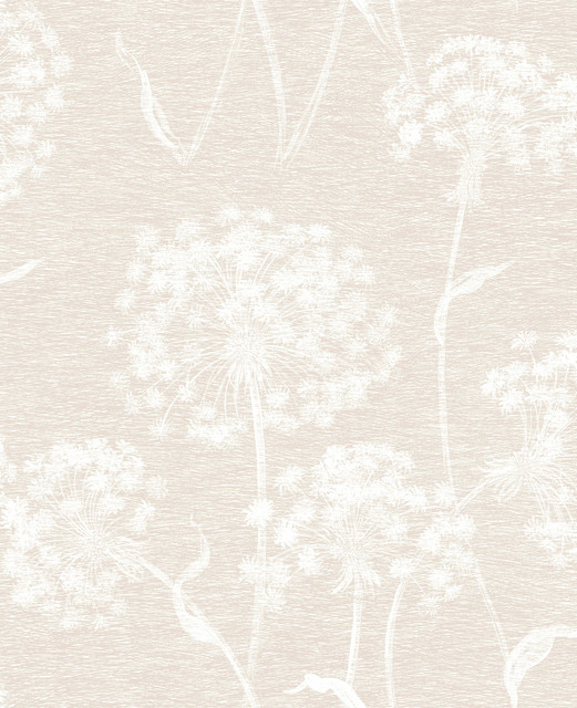 Advantage Carolyn Cream Dandelion Wallpaper Nature Covers about 56.4 square feet 20.5-in by 33-ft long roll Unpasted 12.6 - My Fabric Connection - Advantage Carolyn Cream Dandelion Wallpaper Nature Covers about 56.4 square feet 20.5-in by 33-ft long roll Unpasted 12.6 - My Fabric Connection -
