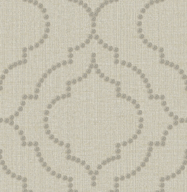 Brewster Garett Wheat Quatrefoil Wallpaper Techniques & Finishes III Covers about 56.4 square feet 20.5-in by 33-ft long roll Unpasted 21 - My Fabric Connection - Brewster Garett Wheat Quatrefoil Wallpaper Techniques & Finishes III Covers about 56.4 square feet 20.5-in by 33-ft long roll Unpasted 21 - My Fabric Connection -