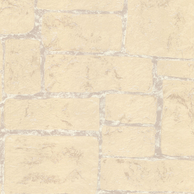 Advantage Uwharrie Cream Stone Wallpaper Stones & Woods Covers about 56.4 square feet 20.5-in by 33-ft long roll Unpasted 13 - My Fabric Connection -