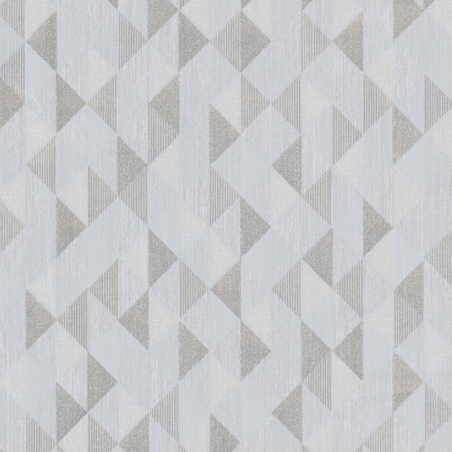 Decorline Ethan Silver Triangle Wallpaper Prism Covers about 56.4 square feet 20.5-in by 33-ft long roll Unpasted 25.2 - My Fabric Connection - Decorline Ethan Silver Triangle Wallpaper Prism Covers about 56.4 square feet 20.5-in by 33-ft long roll Unpasted 25.2 - My Fabric Connection -