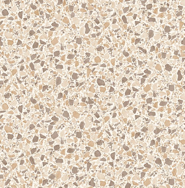 Fine Decor Aldrich Beige Terrazzo Wallpaper Medley Covers about 56.4 square feet 20.5-in by 33-ft long roll Unpasted 20.9 - My Fabric Connection -