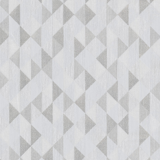Brewster Ethan Silver Triangle Wallpaper For Your Bath III Covers about 56.4 square feet 20.5-in by 33-ft long roll Unpasted 25.2 - My Fabric Connection - Brewster Ethan Silver Triangle Wallpaper For Your Bath III Covers about 56.4 square feet 20.5-in by 33-ft long roll Unpasted 25.2 - My Fabric Connection -