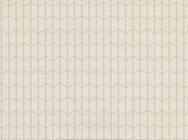 Warner Gauntlet Cream Geometric Wallpaper Cortina IV Covers about 60.8 square feet 27-in by 27-ft long roll Unpasted 3.5 - My Fabric Connection -