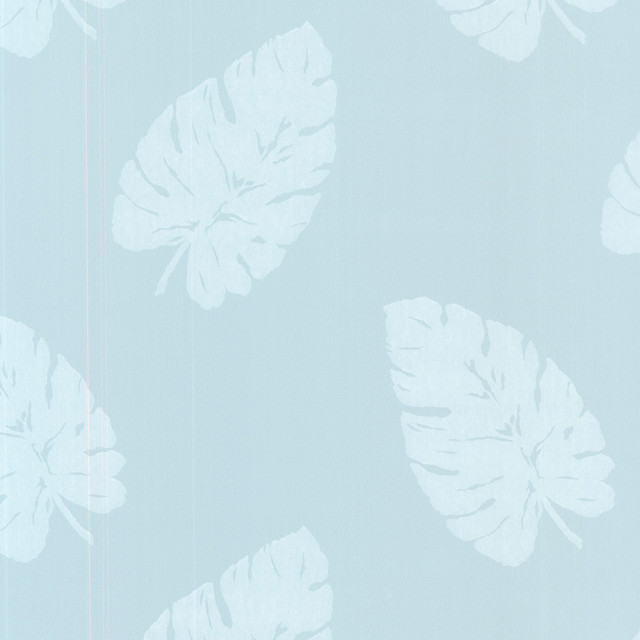 Brewster Charlie Ocean Banana Leaf Wallpaper Bath Bath Bath IV Covers about 56.4 square feet 20.5-in by 33-ft long roll Prepasted 10.6 - My Fabric Connection -