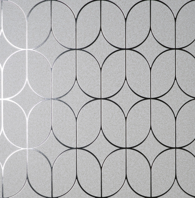 Advantage Raye Silver Rosco Trellis Wallpaper Curio Covers about 57.5 square feet 20.9-in by 33-ft long roll Unpasted 20.9 - My Fabric Connection - Advantage Raye Silver Rosco Trellis Wallpaper Curio Covers about 57.5 square feet 20.9-in by 33-ft long roll Unpasted 20.9 - My Fabric Connection -