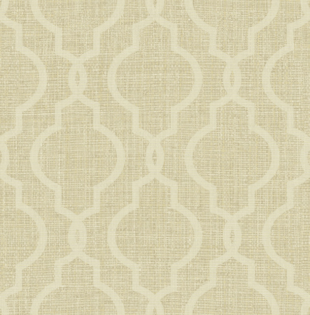 Kenneth James Geometric Gold Quatrefoil Wallpaper Palm Springs Covers about 56.4 square feet 20.5-in by 33-ft long roll Unpasted 21 - My Fabric Connection - Kenneth James Geometric Gold Quatrefoil Wallpaper Palm Springs Covers about 56.4 square feet 20.5-in by 33-ft long roll Unpasted 21 - My Fabric Connection -