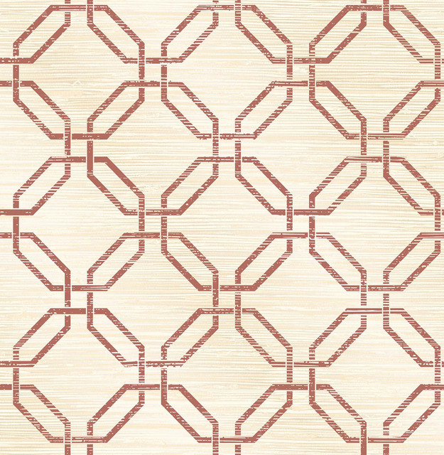 Brewster Phaius Burgundy Trellis Wallpaper Kitchen & Bath Essentials Covers about 56.4 square feet 20.5-in by 33-ft long roll Unpasted 20.9 - My Fabric Connection - Brewster Phaius Burgundy Trellis Wallpaper Kitchen & Bath Essentials Covers about 56.4 square feet 20.5-in by 33-ft long roll Unpasted 20.9 - My Fabric Connection -