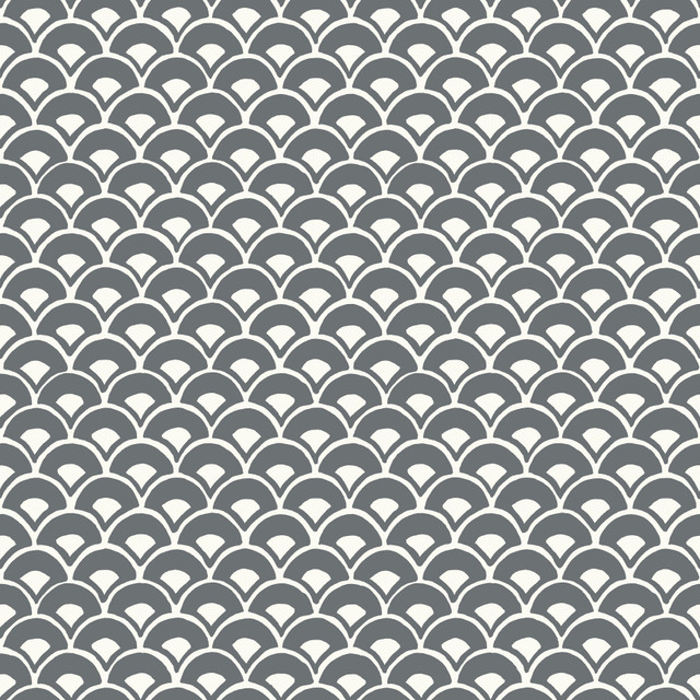 Magnolia Home Stacked Scallops Grey Wallpaper Magnolia Home Artful Prints & Patterns Covers about 56.4 square feet 20.5-in by 33-ft long roll Prepasted 10.25 - My Fabric Connection - Magnolia Home Stacked Scallops Grey Wallpaper Magnolia Home Artful Prints & Patterns Covers about 56.4 square feet 20.5-in by 33-ft long roll Prepasted 10.25 - My Fabric Connection -