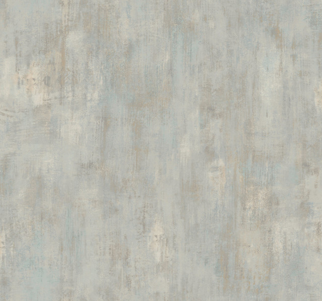 Antonina Vella Conrete Patina Blue Wallpaper Antonina Vella Elegant Earth Covers about 60.8 square feet 27-in by 27-ft long roll Unpasted 25.25 - My Fabric Connection -