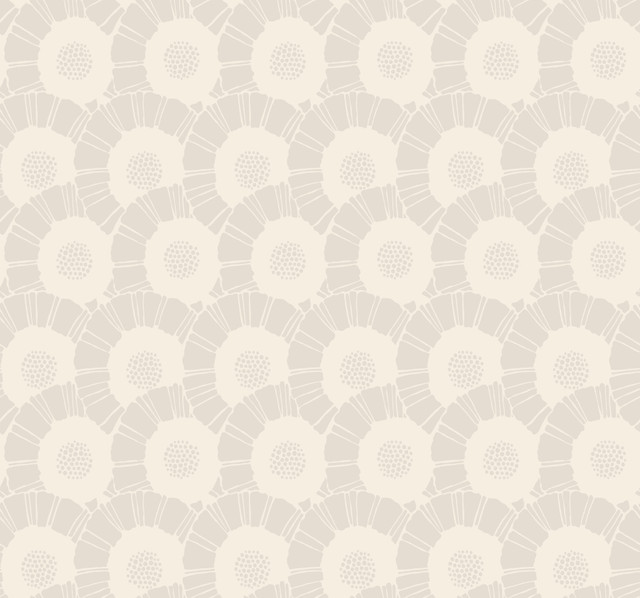 Antonina Vella Coco Bloom White Wallpaper Antonina Vella Deco Covers about 60.8 square feet 27-in by 27-ft long roll Unpasted 25.25 - My Fabric Connection - Antonina Vella Coco Bloom White Wallpaper Antonina Vella Deco Covers about 60.8 square feet 27-in by 27-ft long roll Unpasted 25.25 - My Fabric Connection -