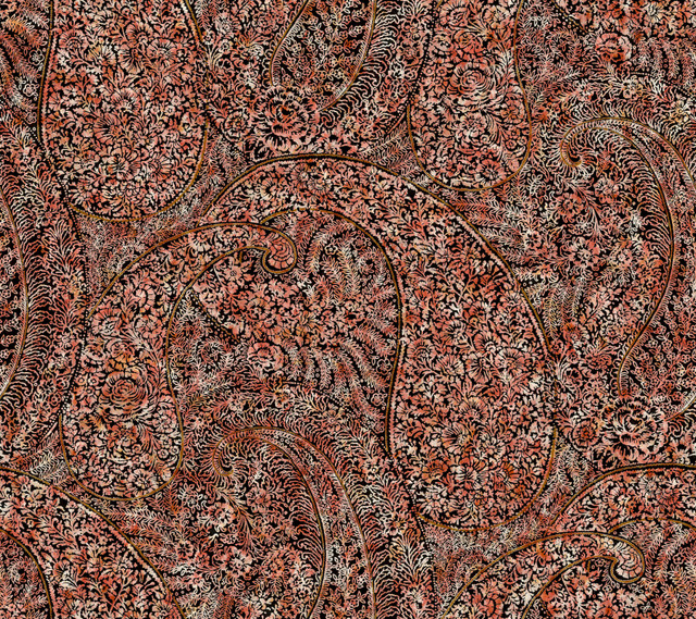 Antonina Vella Kashmir Dreams Paisley Red Wallpaper Antonina Vella Boho Luxe Covers about 60.8 square feet 27-in by 27-ft long roll Unpasted 24 - My Fabric Connection - Antonina Vella Kashmir Dreams Paisley Red Wallpaper Antonina Vella Boho Luxe Covers about 60.8 square feet 27-in by 27-ft long roll Unpasted 24 - My Fabric Connection -