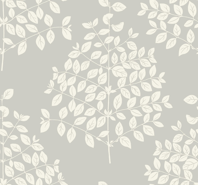 Candice Olson Tender Pearl Grey Wallpaper Candice Olson Modern Nature 2nd Edition Covers about 60.8 square feet 27-in by 27-ft long roll Unpasted 25.25 - My Fabric Connection -