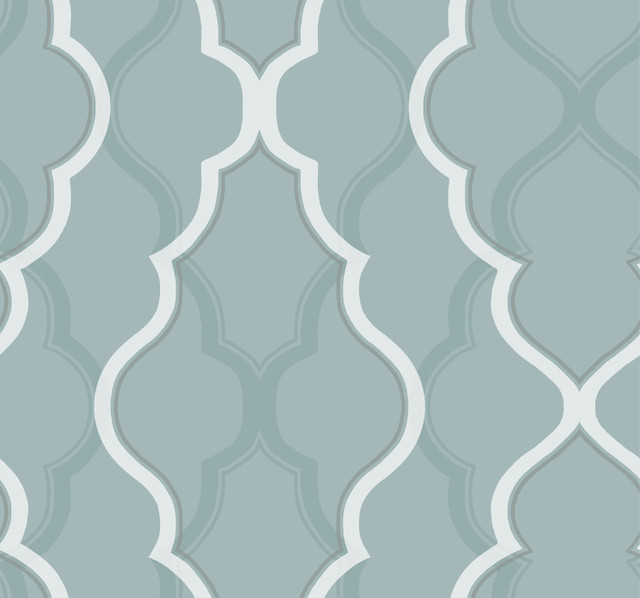 Candice Olson Double Damask Teal Wallpaper Candice Olson Modern Artisan II Covers about 60.8 square feet 27-in by 27-ft long roll Unpasted 25.25 - My Fabric Connection -