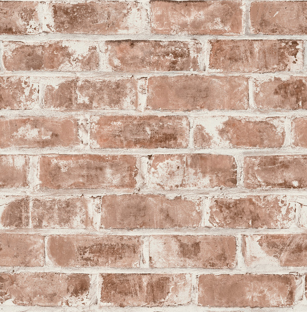 Brewster Jomax Red Warehouse Brick Wallpaper Brewster Essentials Covers about 56.4 square feet 20.5-in by 33-ft long roll Unpasted 20.9 - My Fabric Connection - Brewster Jomax Red Warehouse Brick Wallpaper Brewster Essentials Covers about 56.4 square feet 20.5-in by 33-ft long roll Unpasted 20.9 - My Fabric Connection -