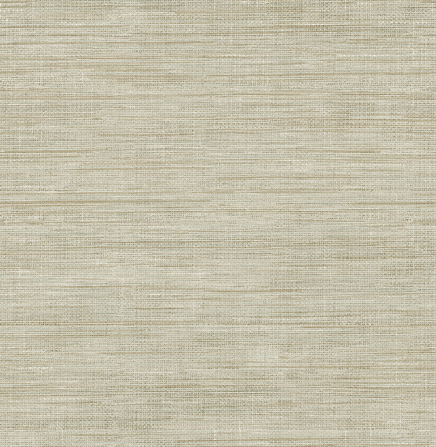 Brewster Woven Beige Faux Grasscloth Wallpaper Brewster Essentials Covers about 56.4 square feet 20.5-in by 33-ft long roll Unpasted 0 - My Fabric Connection -