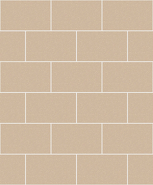Crown Joan Wheat Tile Wallpaper CWV Covers about 56.4 square feet 20.5-in by 33-ft long roll Unpasted 25.2 - My Fabric Connection -