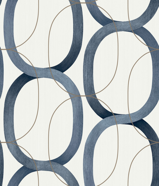Candice Olson Interlock Navy Peel & Stick Wallpaper Simply Candice Covers about 34.2 square feet 20.5-in by 20-ft long roll Peel & Stick 24 - My Fabric Connection - Candice Olson Interlock Navy Peel & Stick Wallpaper Simply Candice Covers about 34.2 square feet 20.5-in by 20-ft long roll Peel & Stick 24 - My Fabric Connection -