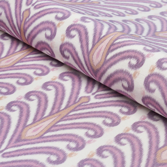 Schumacher Fabric Augustine Ikat Fuchsia 181272 Ikats 10.75" - My Fabric Connection - Schumacher Fabric Augustine Ikat Fuchsia 181272 Ikats 10.75" - My Fabric Connection -
