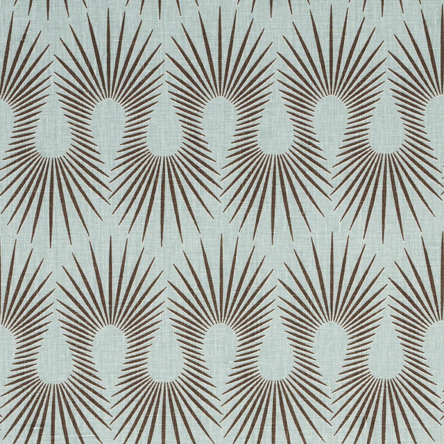 Schumacher Fabric Hedgehog Duck Egg Brown 181451 Neisha Crosland 54.0" - My Fabric Connection -