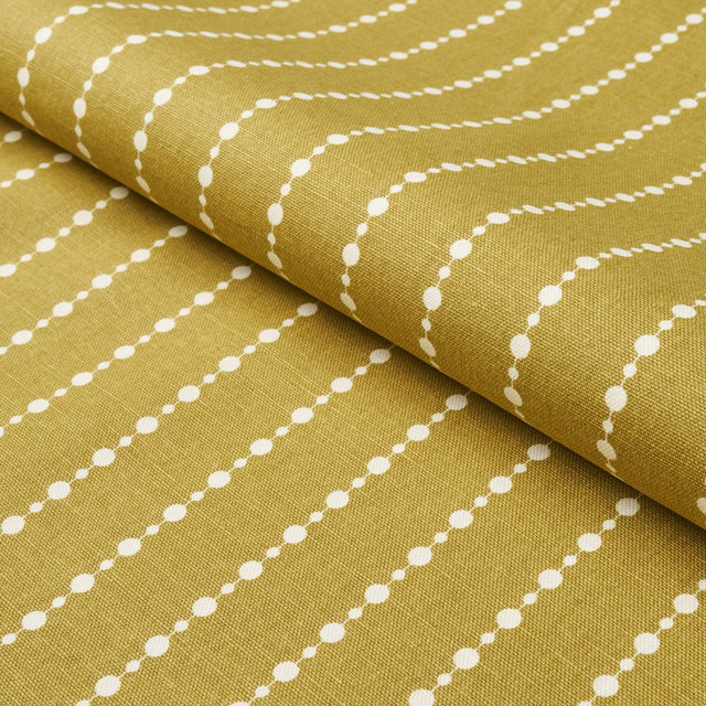 Schumacher Fabric Beaded Stripe Straw 181431 Neisha Crosland 1.0" - My Fabric Connection - Schumacher Fabric Beaded Stripe Straw 181431 Neisha Crosland 1.0" - My Fabric Connection -