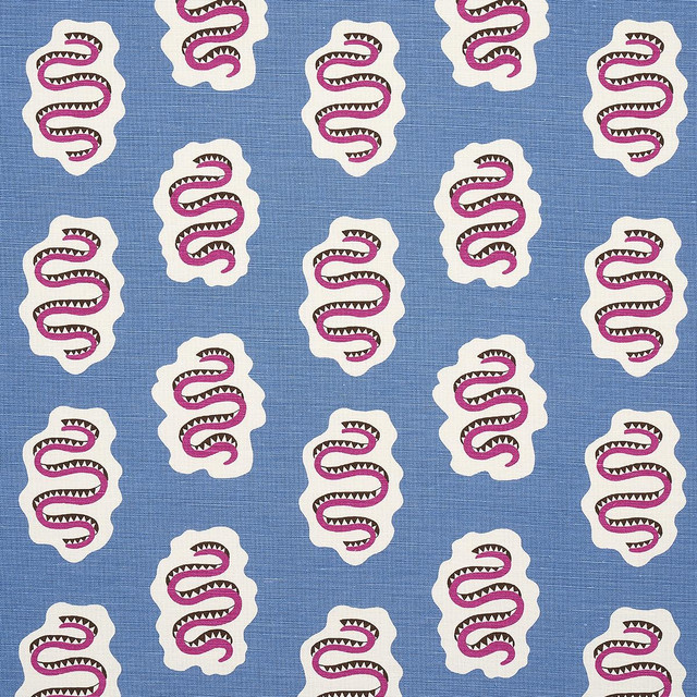 Schumacher Fabric Elsa Lapis 180863 Regine 12.25" - My Fabric Connection - Schumacher Fabric Elsa Lapis 180863 Regine 12.25" - My Fabric Connection -