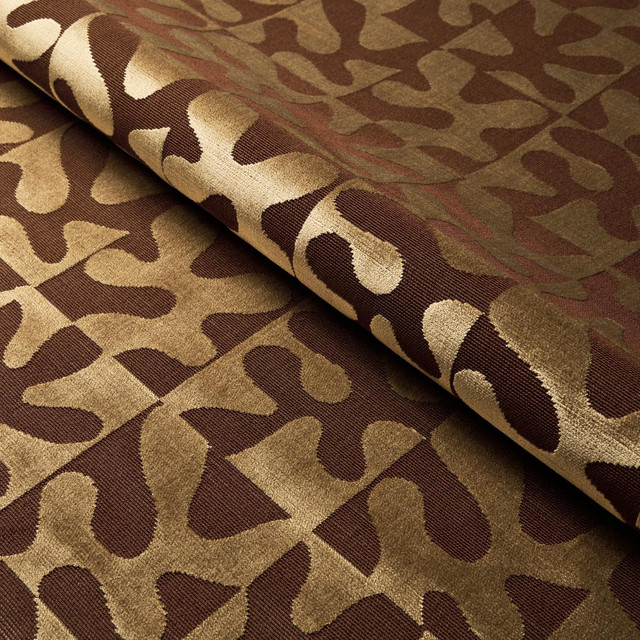 Schumacher Fabric Modern Dance Velvet Gold 82990 Cut & Patterned Velvets 26.62" - My Fabric Connection -