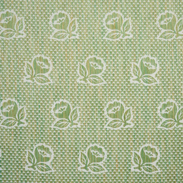 Schumacher Fabric Fleurette Leaf 82192 New Traditional: Provenal 7.0" - My Fabric Connection - Schumacher Fabric Fleurette Leaf 82192 New Traditional: Provenal 7.0" - My Fabric Connection -