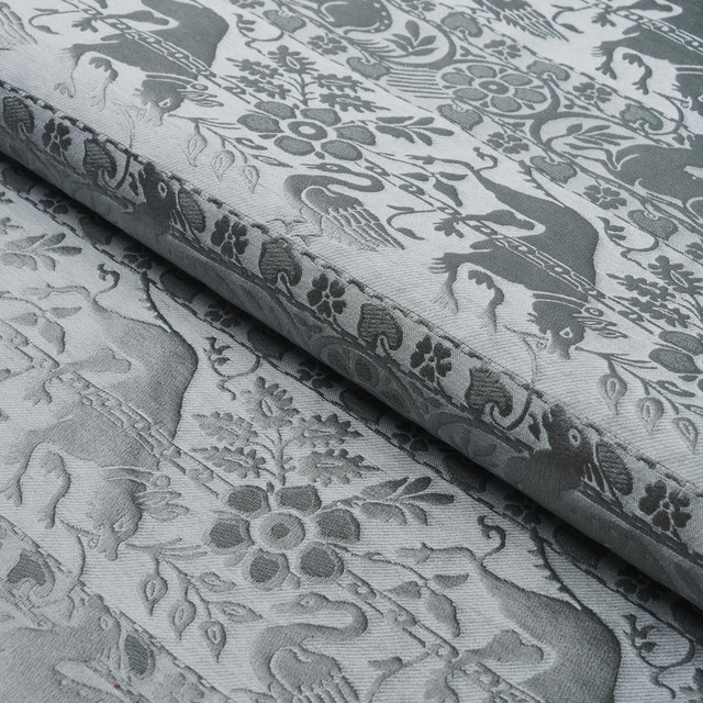 Schumacher Fabric Animali Slate Blue 83120 Schumacher Classics 26.75" - My Fabric Connection - Schumacher Fabric Animali Slate Blue 83120 Schumacher Classics 26.75" - My Fabric Connection -