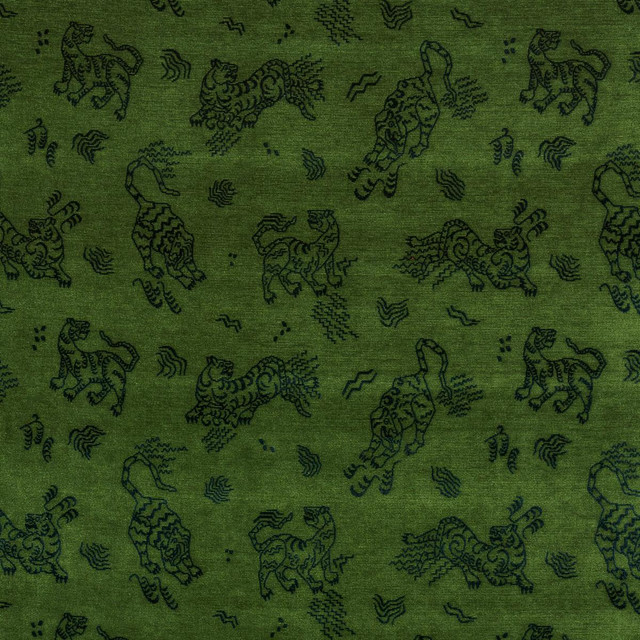 Schumacher Fabric Kinabalu Velvet Emerald 82171 Cut & Patterned Velvets 13.5" - My Fabric Connection - Schumacher Fabric Kinabalu Velvet Emerald 82171 Cut & Patterned Velvets 13.5" - My Fabric Connection -