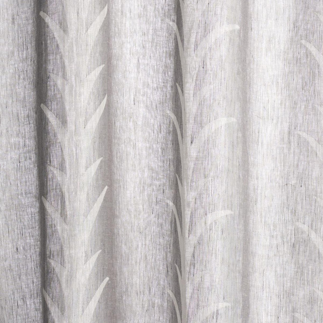 Schumacher Fabric Acanthus Stripe Sheer Carbon 180801 Essentials: Sheers & Casements 5.0" - My Fabric Connection - Schumacher Fabric Acanthus Stripe Sheer Carbon 180801 Essentials: Sheers & Casements 5.0" - My Fabric Connection -