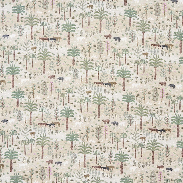 Schumacher Fabric Las Colinas Scenic Tapestry Natural 81962 Uncommon Threads 29.0" - My Fabric Connection -