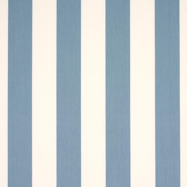 Schumacher Fabric James Stripe Sky 71355 Full Bloom 4.5" - My Fabric Connection -