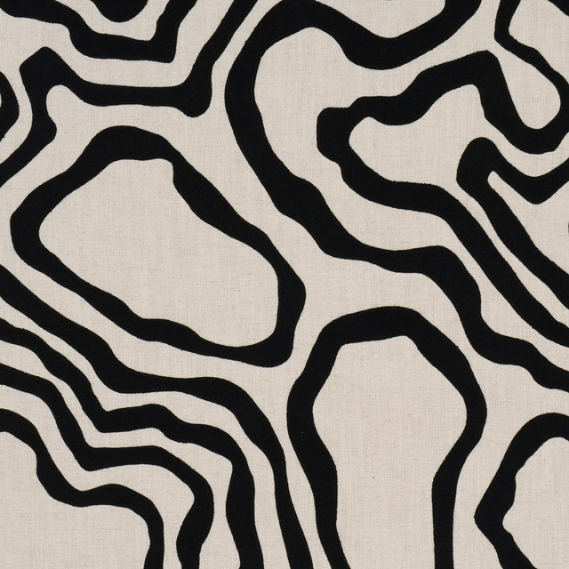 Schumacher Fabric Defeo Embroidery Noir 84430 Mesa 25.5" - My Fabric Connection - Schumacher Fabric Defeo Embroidery Noir 84430 Mesa 25.5" - My Fabric Connection -