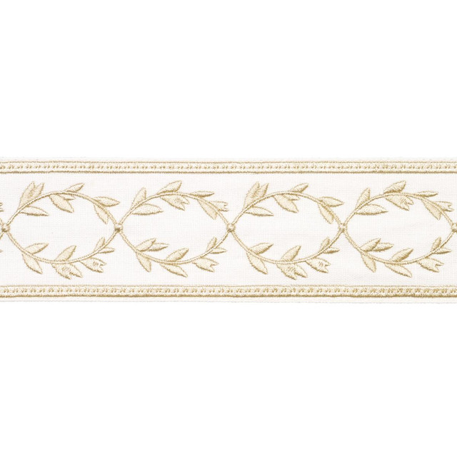 Schumacher Trim Maison Vine Ivory 84571 Paloma Contreras Trims 2.5" - My Fabric Connection -