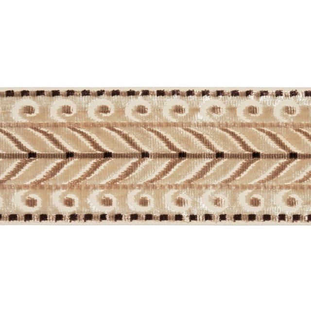 Schumacher Trim Marion Velvet Tape Champagne 77624 Cut & Patterned Velvets - My Fabric Connection - Schumacher Trim Marion Velvet Tape Champagne 77624 Cut & Patterned Velvets - My Fabric Connection -