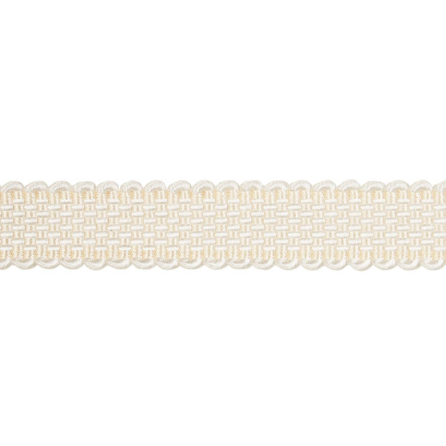 Schumacher Trim Frances Silk Gimp Ivory 83360 Patterson Flynn - My Fabric Connection -