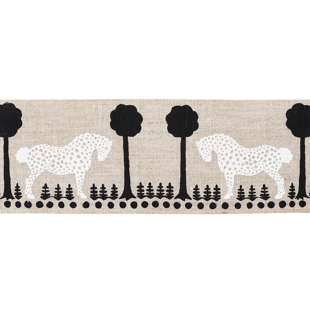 Schumacher Trim Polka Dot Pony Tape Natural 82810 Folly Cove - My Fabric Connection -