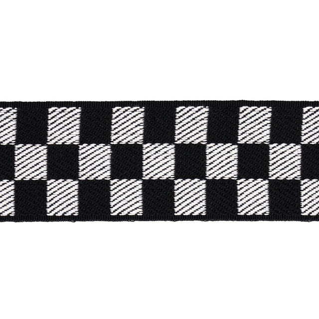 Schumacher Trim Zee Tape Black & Ivory 82480 Charlap Hyman & Herrero 1.0" - My Fabric Connection - Schumacher Trim Zee Tape Black & Ivory 82480 Charlap Hyman & Herrero 1.0" - My Fabric Connection -